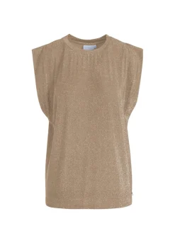 Kvinde Coster Copenhagen Toppe^Top I Lurex Jersey