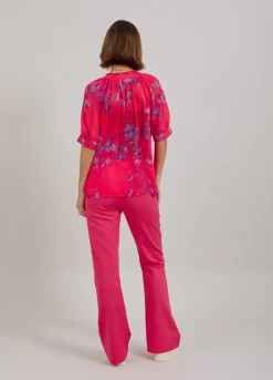 Kvinde Coster Copenhagen Skjorter Og Bluser^Top M. Feather Bloom Print