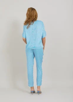 Kvinde Coster Copenhagen Skjorter Og Bluser^Top M. Heringbone Print