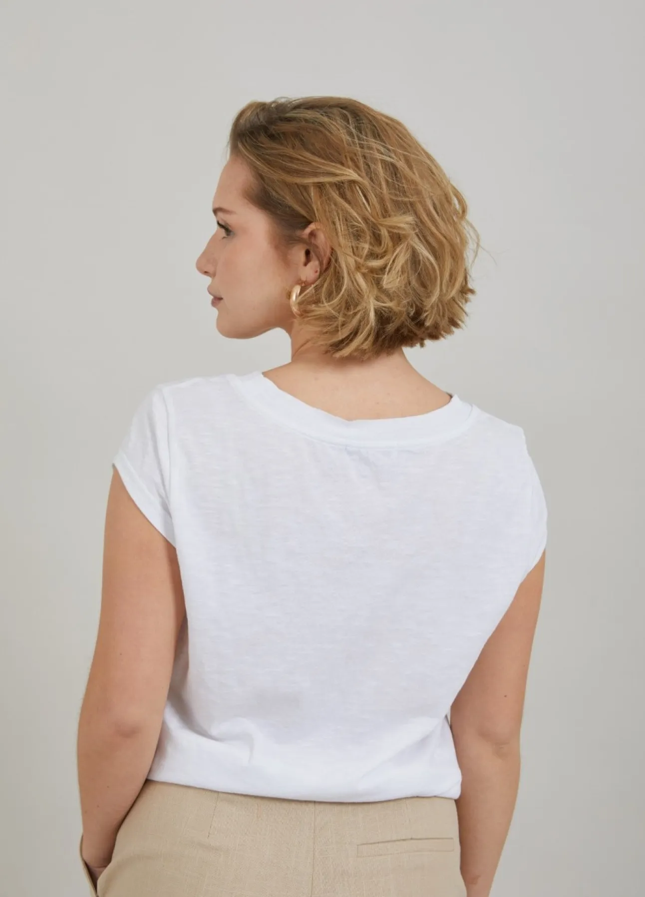 Kvinde Coster Copenhagen T-Shirts^T-Shirt M. Fjer Print