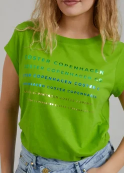 Kvinde Coster Copenhagen T-Shirts^T-Shirt M. Folie Logo