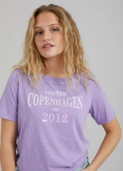Kvinde Coster Copenhagen T-Shirts^T-Shirt M. Logo Print