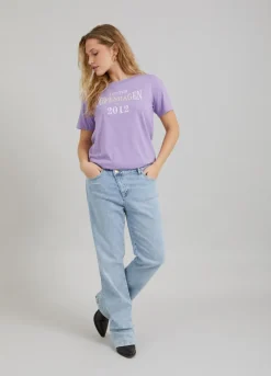 Kvinde Coster Copenhagen T-Shirts^T-Shirt M. Logo Print