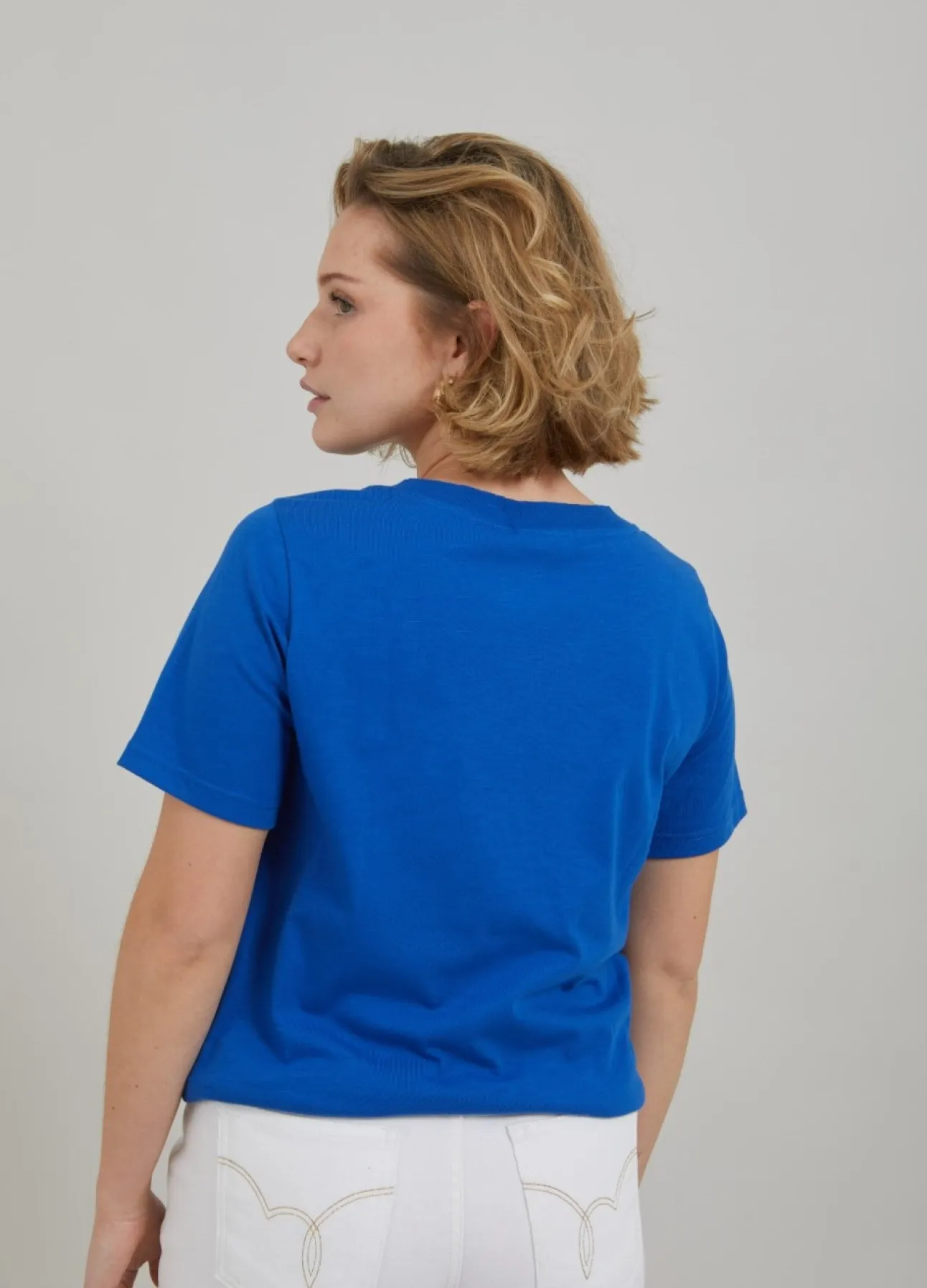 Kvinde Coster Copenhagen T-Shirts^T-Shirt M. Sky Print