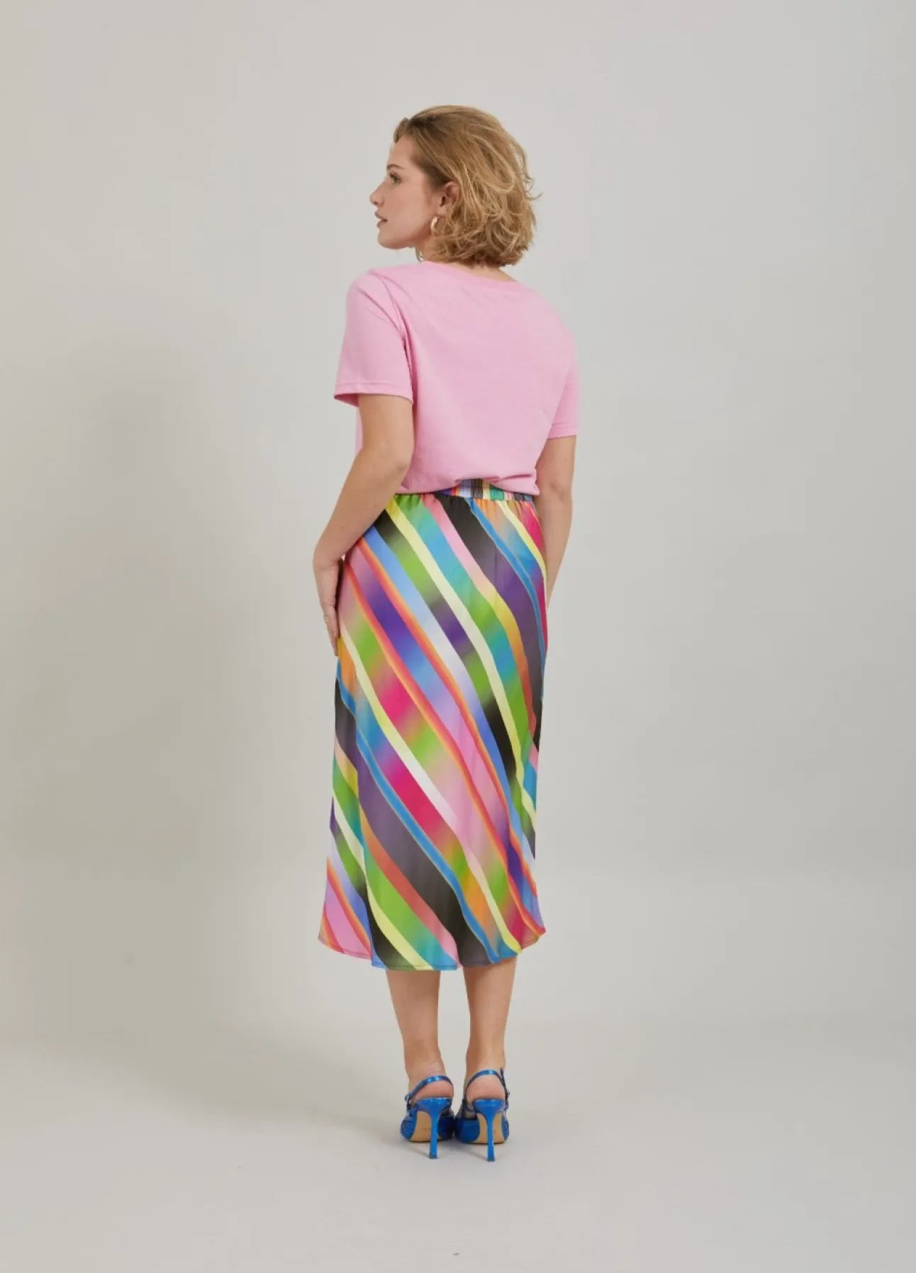 Kvinde Coster Copenhagen T-Shirts^T-Shirt M. Sky Print